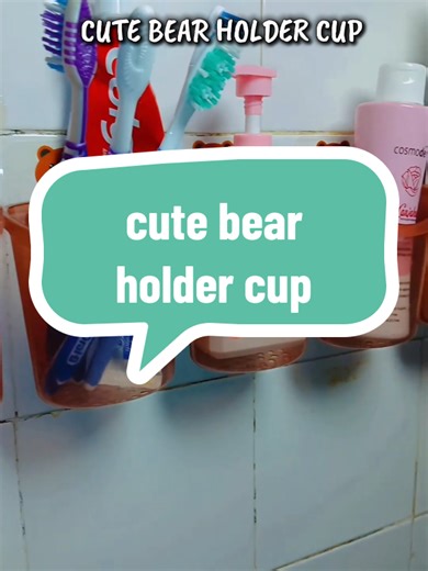Cute Bear Holder Cup for Your Essentials