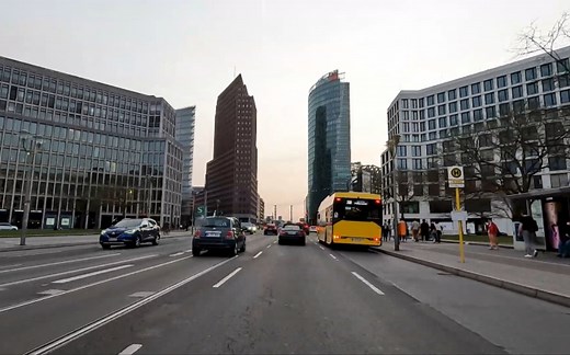 驾驶在柏林 - 德国街景｜Berlin - Germany Driving Tour