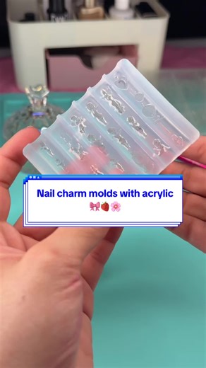 Nail Charm Molds with Acrylic: A Fun DIY Experiment