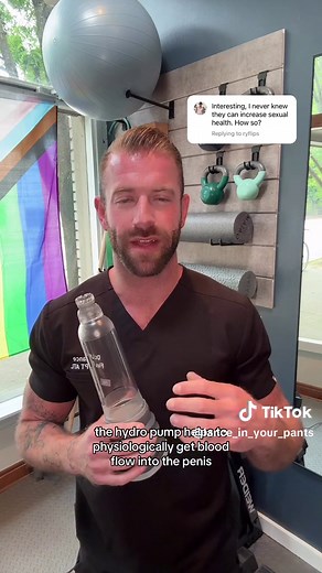 Q: “How does a hydropump improve sexual health?” A: Blood flow! By targeting more blood flow to the penis, it can help with performance anxiety, stronger erections with more engorgement, and better sensation! #pelvichealth #menshealth #ed #sexualhealth @Xersizer
