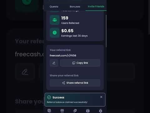 Freecash PROMO CODE 2026 | USE CODE FK56 & EARN UPTO 1000$| LINK IN DESCRIPTION & BIO📍|#freecash