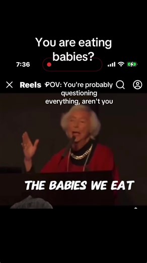 Barbara Max Hubble Eating babies What did she say? #trending?sound🔥fyp #barbaramaxhubble #whatdidshesay #eatingbabies #leaveacommentbelow💋