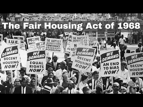 11th April 1968: The Fair Housing Act of the Civil Rights Act of 1968 signed by President Johnson