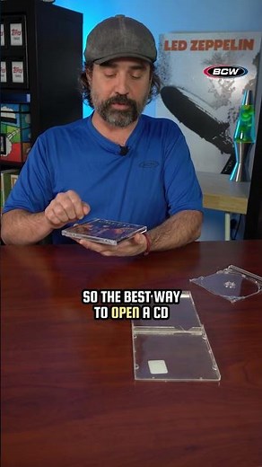 Quick Tip! How To Open CD Cases.