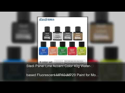 Stedi Panel Line Accent Color 40g Water-based Fluorescent MP10-MP29 Paint for Model Building Fl