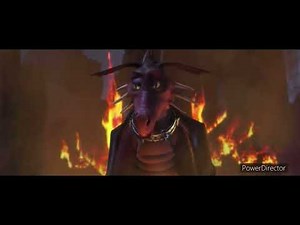 Shrek Fleeing The Dragon’s Keep crossover