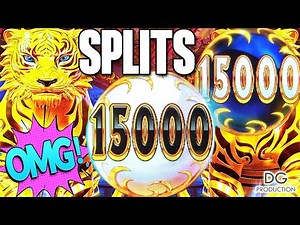 😯OMG BIG SPLIT WIN LION LINK FORTUNE BONUS SLOT MACHINE DRAGON TRAIN TIGER CASH ‪@Yaamava‬ CASINO