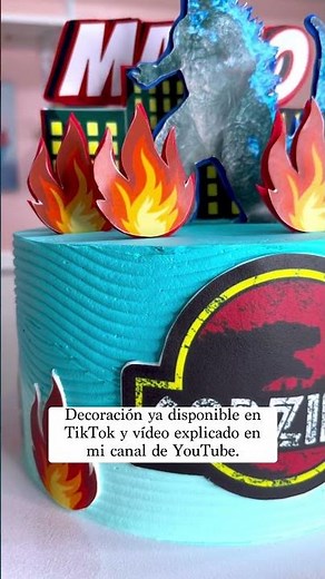 GODZILLA CAKE.