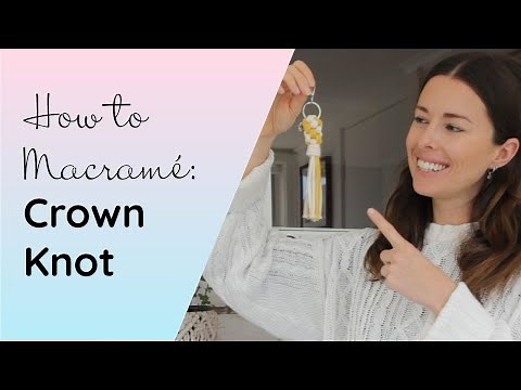 Crown Knot | How to tie a Crown Knot | Crown Knot Key Ring Tutorial