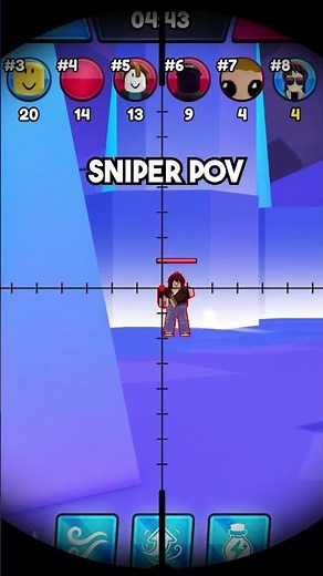 SNIPER POV #roblox #hypershot #robloxgames #razor #rblx