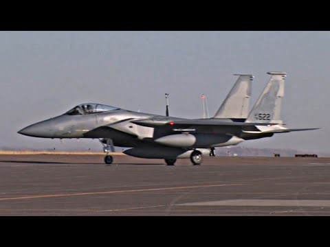 Montana Air National Guard 120th Fighter Wing Final F-15 Eagle Flight | Transfer to California ANG