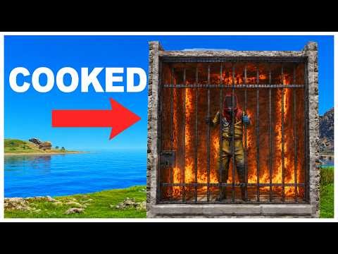 I Lured Players Into A Self Locking Base That Sets On Fire...