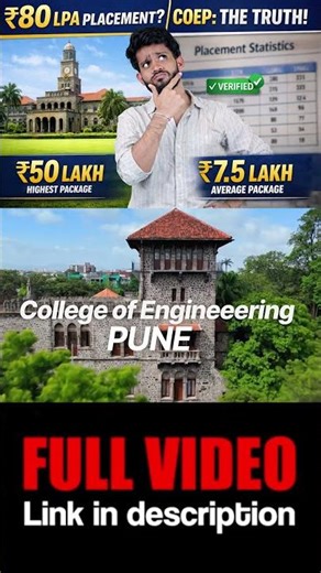 COEP Reality 😳 | IIT Level College or Overhyped? Part 1