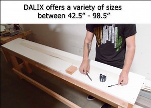 DALIX White Vertical Replacement Blinds Slats Sliding Door Window Patio (12 Pack)