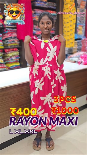 RAYON MAXI 1PCS ₹400 / 3PCS ₹1000..ONLY L XL XXL #onlineshopping #photography #ladieswear #maxi