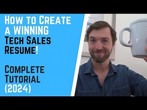 How to create a WINNING Tech Sales Resume: Full Guide (2025)