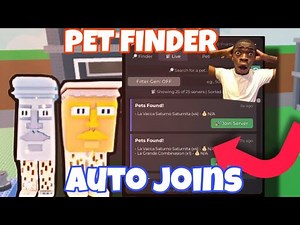 NEW UPDATED PET FINDER SCRIPT STEAL A BRAINROT OP AUTO JOINS FREE