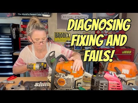 Hang Out With Me At My Small Engine Repair Shop! Diagnosing, Fixing and Fails Episode!