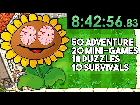 I Tried 100% Speedrunning Plants vs Zombies