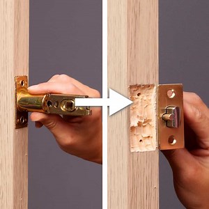 2 door lock installations and other simple door hacks | Crafty Panda
