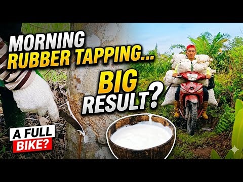 Rubber Tapping Morning Routine!