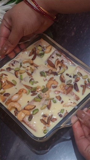 Bread Custard Pudding recipe🤩