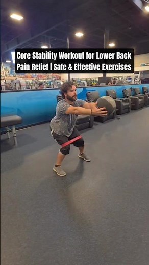 Core Stability Workout for Lower Back Pain Relief | Safe & Effective Exercises #shorts