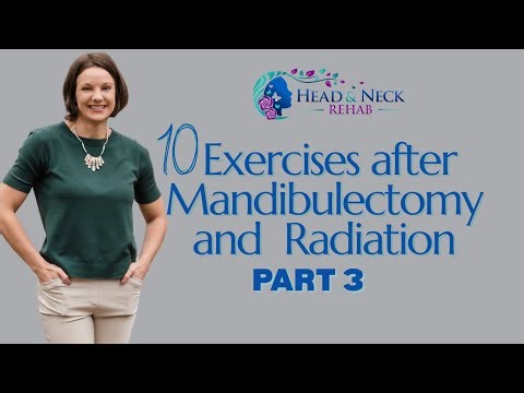 10 Exercises After Mandibulectomy + Radiation Part 3