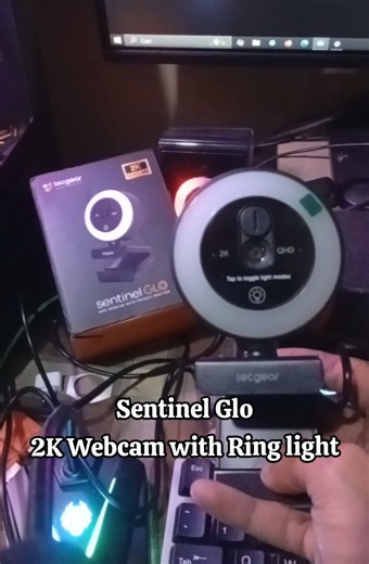 Sentinel Glo 2K Webcam with Ring Light — Features & Buy Guide
