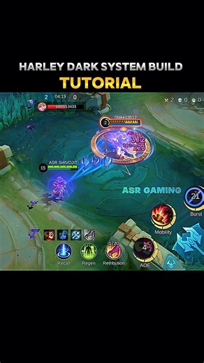 Harley Classic Vs Dark System Build ✅ Tutorial by ASR GAMING #mobalegends5v5