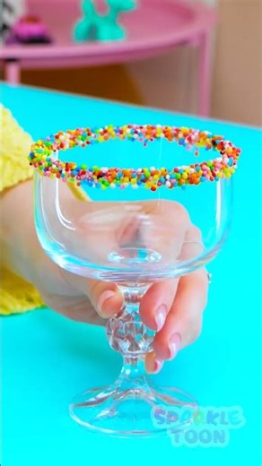 Yummy Milk Makeover! 😄🥛 Mommy’s Cute Decoration Trick! ✨🍬 #DIY #SmartKids