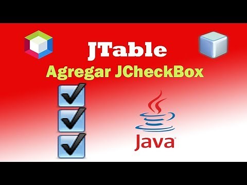 Agregar o insertar un JCheckBox a una columna JTable en JAVA NetBeans