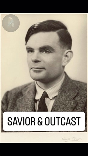 Silicon Ancestry on Instagram: "Alan Turing invented the concept of software before a computer even existed. He built the “Bombe” to break the Nazi Enigma code, saving millions of lives—only to be prosecuted by the government he saved. He died an outcast, but today, his “Universal Machine” lives in your pocket. #alanturing #theimitationgame #historyoftech #SiliconAncestry #lgbt"