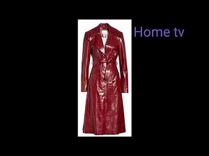 PVC vinyl women trench coat for ladies