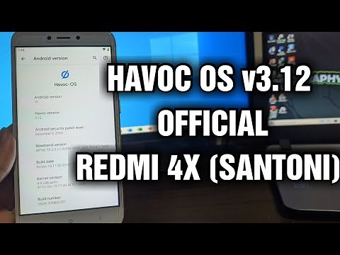 Install & Review Update Custom ROM Havoc-OS v3.12 Official for Redmi 4X (Q/TEN)