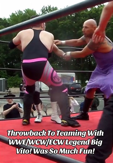 Was so much fun teaming with @Big Vito back in 2022 & I learned so much from him that day. I’m forever grateful for this moment. I remember being so nervous because I wanted to give it my all and Vito was and still is such a professional. Definitely wanna do something with him again in the near future! TWEET! 💪🏼😤🔥🐦‍🔥 #TheCardinalNickThompson #ProWrestling #WWE #AEW #fyp