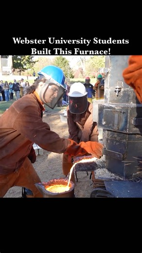 Students Tap Their First Furnace — And Nail It! 👏🔥