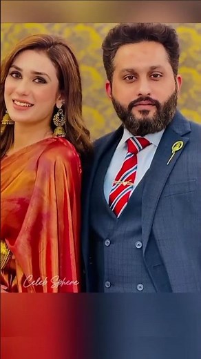 Hina Tariq with his husband__hinatariq biography#hinatariq#naqab#aliansari#actress #humayunashraf