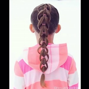 9.5K views · 216 reactions | || HAIR VIDEO TUTORIAL || Bubble Loop Braid • Here's a tutorial of today's style. One of my favorites! Enjoy recreating!! || | Brown Haired Bliss | Facebook