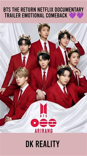 BTS The Return Netflix Documentary Trailer #shorts #shortsfeed