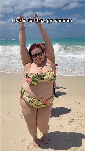 Thick Girl Summer Here We Go!! #plussizeswimwear #bodypositivity