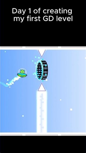 D1 of creating my first gd level #shorts #viralshorts #gugugaga