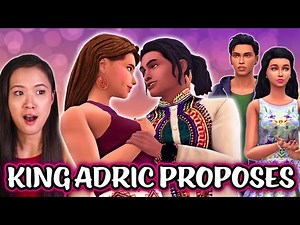 KING ADRIC PROPOSES (AND SOMETHING SUSPICIOUS!?) | The Sims 4: The Royal Family | S2 Part 62