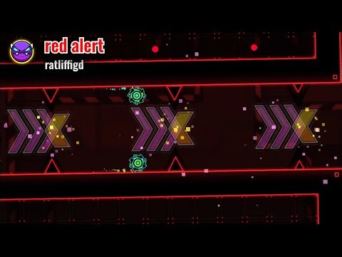 "red alert" by ratliffigd (Easy Demon) | Geometry Dash.