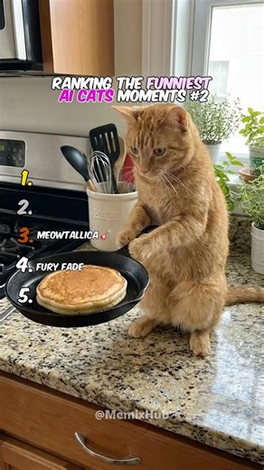 Ranking The Funniest AI Cats #2 😂 | Try Not To Laugh 🙊 😹