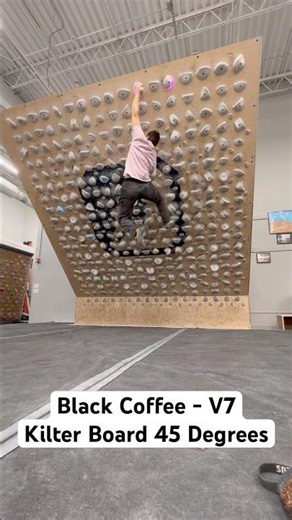Black Coffee - V7 #kilterboard #climbing