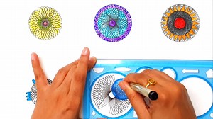 Mandala designs with spirograph scale | Tiny Prints Art Academy
