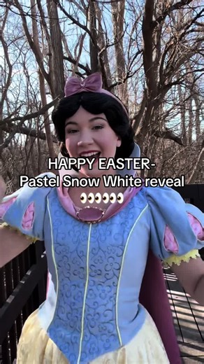 Pastel Snow White Reveal for Easter Festivities
