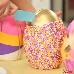 1.9M views · 24K reactions | These cakes are EGGstra fun! EGGspecially these Giant Easter Egg Surprise Cakes made of both chocolate and vanilla cake stacked with candy melts and filled with tons of Easter candy  | How To Cake It | Facebook