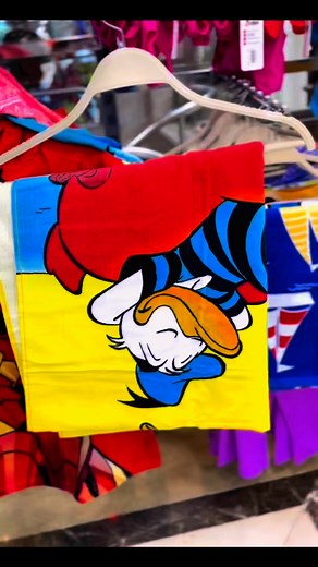 Kids’ towels for girls and boys — perfect for summer vacations! 🏖️🛁 Cute designs and soft, absorbent fabric, ideal for the beach or pool. 📍6 أكتوبر - المحور المركزي - رنا مول - بعد مسجد الحصري📞 01010040888 | Outlet Factory Egypt